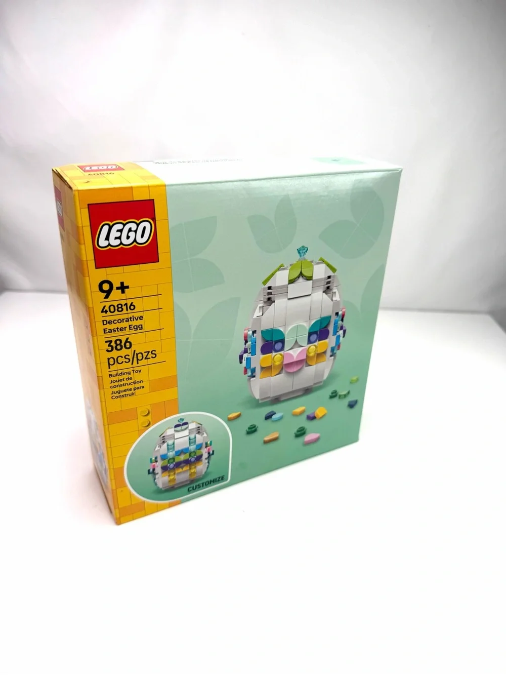 LEGO Colorful Decorative Easter Egg 40816 Set